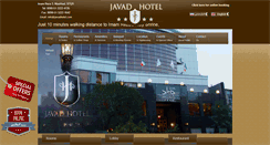 Desktop Screenshot of javadhotel.com